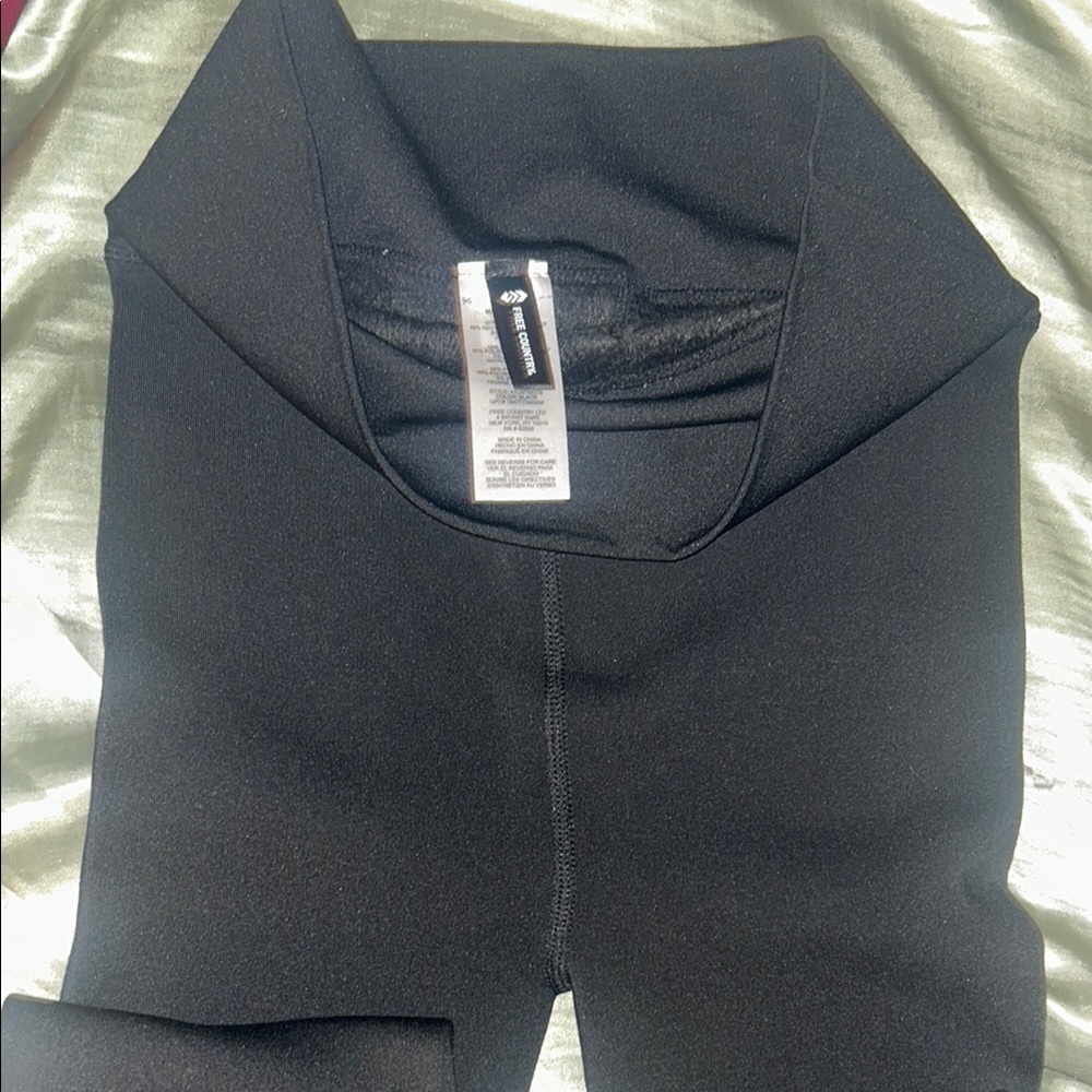 Women's Black faux fur Leggings